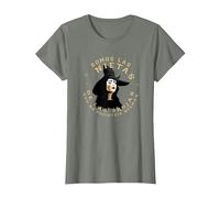 Somos Las nietas de Las Brujas brujería ocultismo Feministas Camiseta, Mujer, Verde Militar Jaspeado, M
