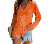 Somos Las nietas de Las Brujas Camiseta Casual para Mujeres (Naranja) (s Naranja)