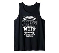 Somos más Que Mejores Amigos Somos WTF Camiseta sin Mangas