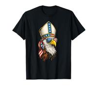 Somos Pope Cardenal Chicago Bandera de Estados Unidos Patriotic Águila Calma Camiseta