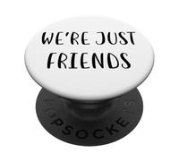 Somos solo amigos Funny Idea White Lie Party PopSockets PopGrip Adhesivo