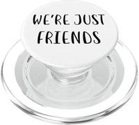 Somos solo amigos Funny Idea White Lie Party PopSockets PopGrip para MagSafe