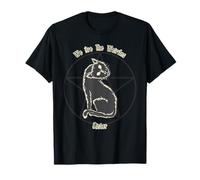 Somos The Weirdos Mister Black Cat Pentagram Witchcraft Camiseta