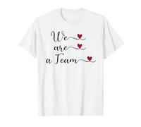 Somos un Equipo Lindo Regalo tipográfico Escrito a Mano Camiseta