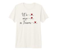 Somos un Equipo Lindo Regalo tipográfico Escrito a Mano Camiseta Premium