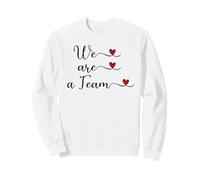 Somos un Equipo Lindo Regalo tipográfico Escrito a Mano Sudadera