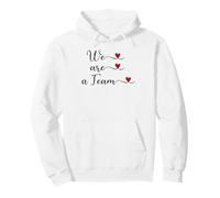 Somos un Equipo Lindo Regalo tipográfico Escrito a Mano Sudadera con Capucha