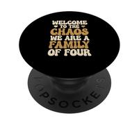 Somos una Familia de Cuatro Padres Divertidos PopSockets PopGrip Adhesivo