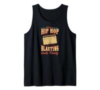 Somos una Familia de Hip Hop Blasting Camiseta sin Mangas