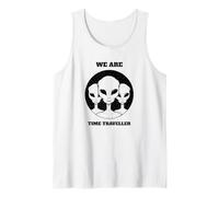 Somos viajeros en el Tiempo (Divertida declaración alienígena) Camiseta sin Mangas