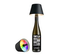Sompex Top 2.0 RGB LED Akkuleuchte & Flaschenaufsatz black