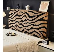 Somsiwey Funda para cabecero de Cama, Funda de Color a Juego, Funda elástica para cabecero de Cama, Funda Protectora para reposacabezas de Cama para Dormitorio(Coffee,180cm)