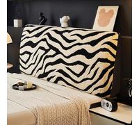 Somsiwey Funda para cabecero de Cama, Funda de Color a Juego, Funda elástica para cabecero de Cama, Funda Protectora para reposacabezas de Cama para Dormitorio(Beige,180cm)