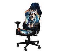 Somsiwey Funda para Silla Gaming con impresión 3D, Alta Elasticidad, Universal, para Silla de Carreras, Compatible con la mayoría de sillas Gaming/de Oficina, diseño Antideslizante(Style3)