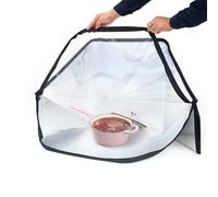 Somsiwey Horno Solar Plegable, Cocina Solar al Aire Libre y Horno de Camping, Herramienta de Emergencia de Viaje con Bolsa de Transporte para Barbacoa, Camping, Viajes