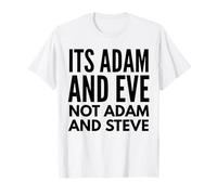 Son Adán y Eva, no Adán y Steve Camiseta