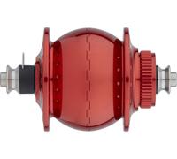 SON Dynamo de buje con cierre central de disco de lujo rojo 32 agujeros