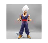 (Son Gohan blanco) Figura de Anime Dragon Ball Saiyan Son Goku Teleport Bejita Son Gohan Trunks PVC