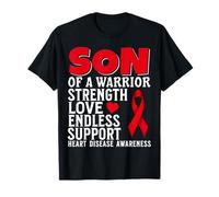 Son of a Warrior Heart Disease Awareness Family Matching Camiseta