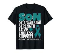 Son of a Warrior Support Ovarian Cancer Awareness Products Camiseta
