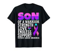 Son of a Warrior Thyroid Cancer Awareness products Gifts Camiseta