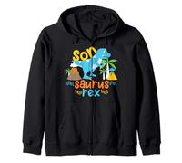 Son Saurus Rex Dinosaur Dino Niños y Niños Sudadera con Capucha