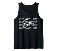 Son Strong Funny Gentle Loved Dad Mom - Camiseta para Hombres, Mujeres y niños Camiseta sin Mangas