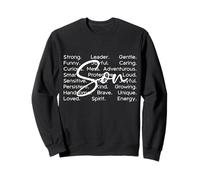 Son Strong Funny Gentle Loved Dad Mom - Camiseta para Hombres, Mujeres y niños Sudadera