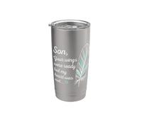 Son Wings Were Ready By My Heart Not Memorial Vaso térmico de acero inoxidable de doble pared