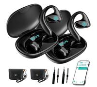 Sonabuds Traductor en tiempo real, conectividad Bluetooth, soporta 156 idiomas, Ki Headphones con traducción en tiempo real, adecuado para estudios de negocios de viajes (negro, 2)