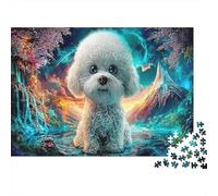Soñador Rompecabezas de Perro 1000 Piezas para Adultos Papel Puzzle Animal Mundo Decoración Pared 52x38cm/1000pcs