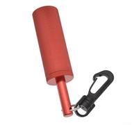 Sonajero de comunicación subacuática para buceo con cuerpo de aleación de aluminio y gancho de liberación rápida, produce sonido para una señalización clara entre buceadores (rojo)