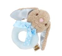 Sonajero de conejito de peluche,Sonajero de conejito de peluche | Sonajeros Suaves Y Anillos De Peluche,Coctelera ligera preciosa del traqueteador del peluche de la felpa durante más de 0 meses