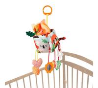 Sonajero de felpa para niños pequeños: juguete colgante que chirría, suave compañero de viaje para bebés, adorable accesorio de juego interactivo, entretenimiento infantil tierno | para niños niñas ac