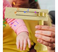 Sonajero De Madera Con Mecanismo De Trinquete,Instrumento Tradicional Interactivo,Juguete Tradicional Mexicano Con Sonido De Carnaval - Para Niños Niñas Juegos De Fútbol Graduaciones Amantes De