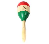 Sonajero de madera, instrumento musical de percusión, maracas, juguete de percusión, instrumentos Orff, martillo de arena de madera dura, sonajero de mano