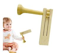 Sonajero De Madera Matraca - Instrumento Tradicional Interactivo | Instrumento Musical Mexicano De Matraca,Regalo Para Niños Cumpleaños Fútbol Graduaciones Amantes De La Música Profesores Y Alumnos