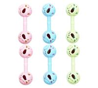 Sonajero de Mano 6 Piezas de Plástico para Bebés y Lactantes | Forma Adorable, Sonido de Campana, Ligero y Educativo Preescolar, Pensado para Uso Infantil Temprano Color Aleatorio