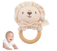 Sonajero De Peluche - Sensorial de Animales Para Niños, Sensorial Para Agarrar Con Formas De Elefante, Oso, Conejo Y León Para Bebés