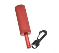 Sonajero de señal subacuática en aleación de aluminio para comunicación de amigos de buceo y conciencia ambiental durante la inmersión (rojo)