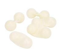 Sonajero Doble De Pesca, Campana Atrayente De Mar, Sonajeros De Bagre, Abalorios, Accesorio Para Aparejos Para Entusiastas Del Agua Salada Agua Dulce Atraer A Los Pescadores Peces Atracción(blanco)