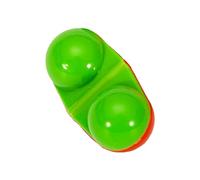 Sonajero doble | Perlas de sonajero doble, doble sonajero portátil ABS doble sonajero pesca marítima atractor campana perlas accesorios para atraer peces