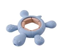 Sonajero mordedor, juguete para dientes nuevos habitantes del bosque, alivio de encías calmante para bebés a partir de 6 meses