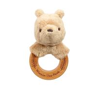 Winnie The Pooh Always and Forever Baby Rattle - Sonajero de juguete suave para dentición de Rainbow Designs