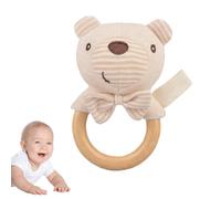 Sonajero Suave Para Bebés,Suave Sonajero Sensorial Animal - Sonajero De Agarre Suave Con Formas De Elefante, Oso, Conejo Y León Para Niños Y Niñas