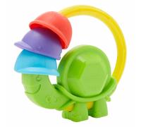 Sonajero y mordedor 2 en 1 turtle clacker, fisher price, juguete unise