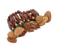 Sonajeros africanos, instrumento de percusión de tambor de tobillo africano, el timbre africano tradicional crea hermosos sonidos con materiales naturales