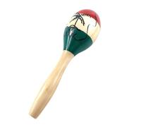 Sonajeros de percusión manual de maracas, instrumento musical de maracas - Pandereta Fun Shakers,El juguete musical de aprendizaje sonajeros bolas de, agitador de rumba de madera para carnaval
