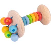 Sonajeros marca GOKI. Modelo Jaula sonajero elástico arco iris