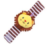 Sonajeros para manos y pies, sonajeros de muñeca para bebés, Juguetes de pulsera de animales de peluche suaves para bebés, Pulsera educativa de mano para brazo de bebé, juguetes divertidos con sonajer